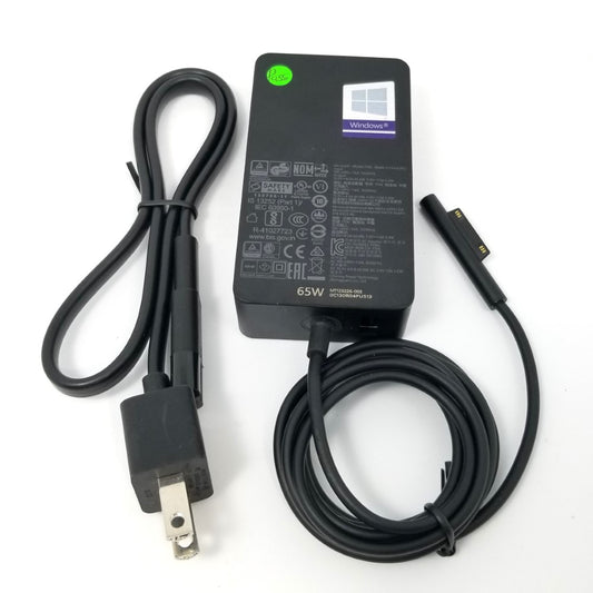 MICROSOFT Surface 65W Power Supply Adapter Charger Pro 3 4 5 6 7 Laptop Book 1706 - Black