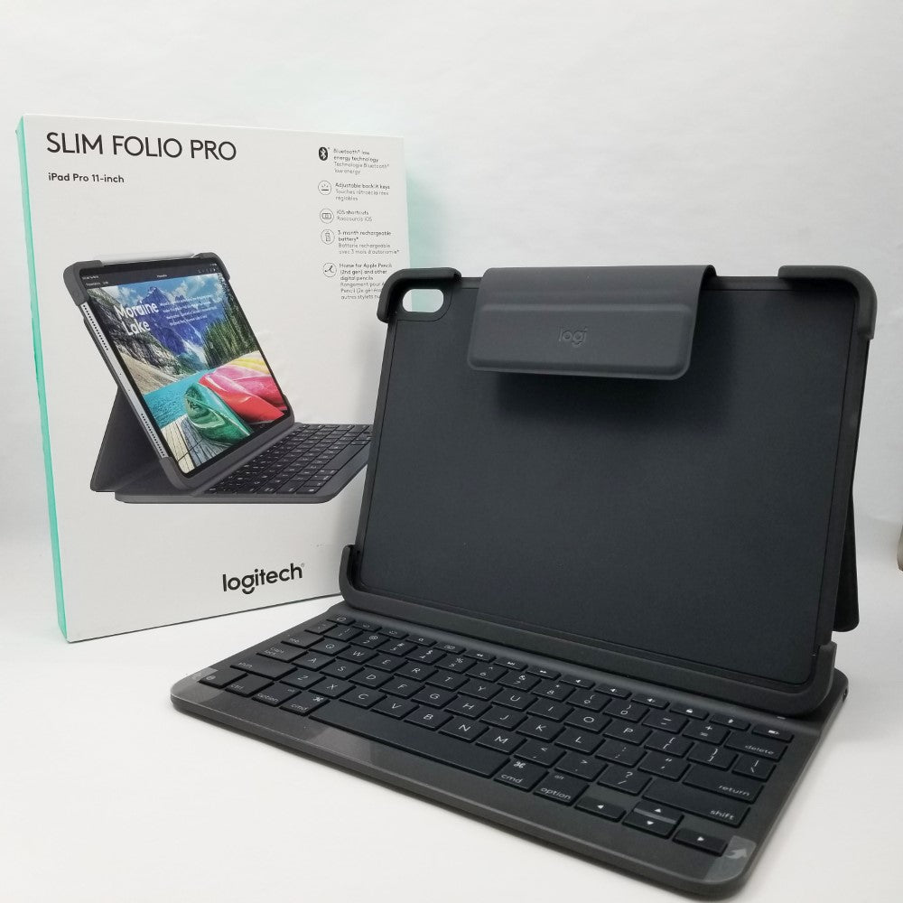 LOGITECH Slim Folio Pro Bluetooth Keyboard Case for Apple iPad Pro 11"